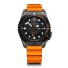 Dive Pro Automatic | Férfi Karóra | Fekete Számlap | Titán Tok | Narancssárga Gumi Szíj