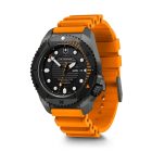 Dive Pro Automatic | Férfi Karóra | Fekete Számlap | Titán Tok | Narancssárga Gumi Szíj