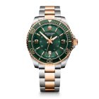 Maverick Large | Férfi karóra | Zöld Számlap | Aranyozott Zöld Lünetta | Bicolor Acél Szíj