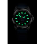 I.N.O.X. Automatic | Férfi Karóra | Kék Számlap | Acél Tok | Fa Óraszíj | Kék Gumi Szíj