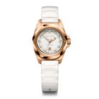 I.N.O.X. Small | Női Karóra | Fehér Számlap | Aranyozott Tok | Fehér Gumi Szíj