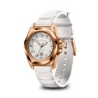 I.N.O.X. Small | Női Karóra | Fehér Számlap | Aranyozott Tok | Fehér Gumi Szíj