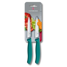   Swiss Classic | Aprítókés Készlet | 2 db | 10 cm | Kelkáposztazöld | Bliszteres