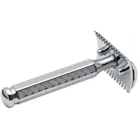   41C | Borotvakészülék | Króm | Nyitott Fésűs | Rövid Nyél