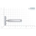 41C | Borotvakészülék | Króm | Nyitott Fésűs | Rövid Nyél