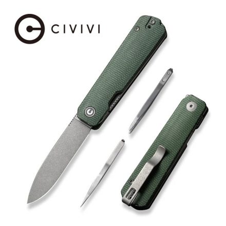 Sendy zsebkés | Nitro-V penge | zöld micarta markolat