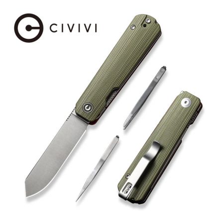 Sendy zsebkés | Nitro-V penge | zöld-piros G-10 markolat