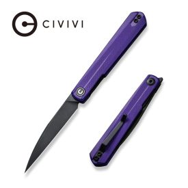 Clavi zsebkés | fekete Nitro-V penge | lila G-10 markolat